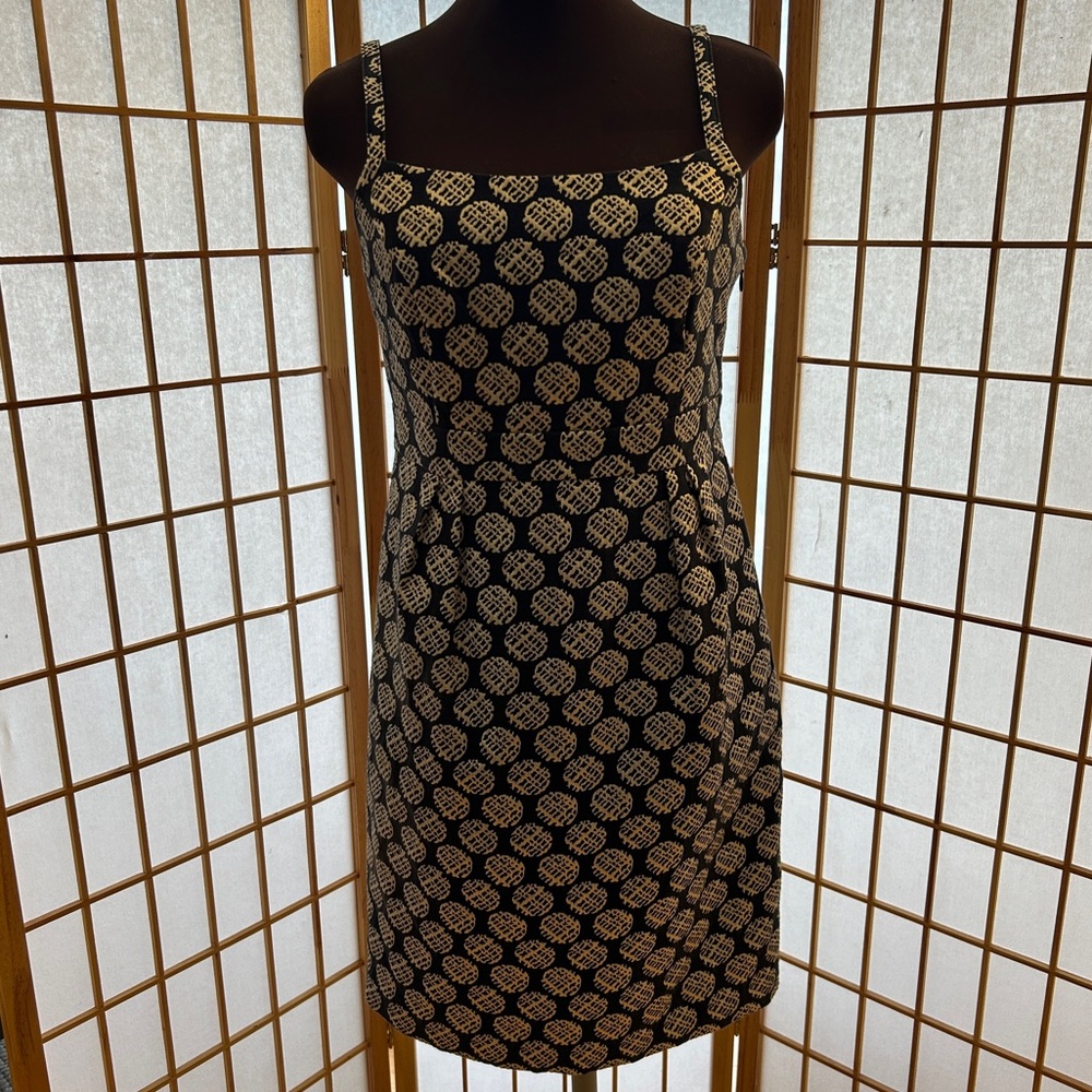 Elegant Black and Gold Dress